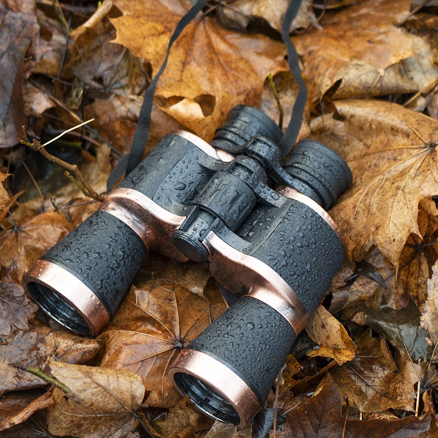 Yenguan 20x50 High Power Binoculars for Adults with Low Night Vision Binoculars Waterproof Hunting Traveling Outdoor BAK4 Prism FMC Lens, Phone Adapter Strap and Case