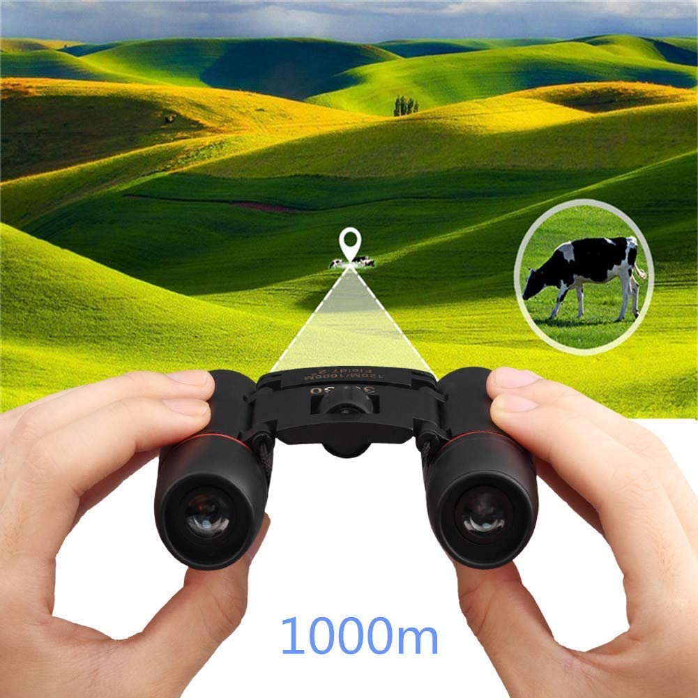 Yenguan 30x60 Mini Small Compact Binoculars for Kids and Adults, Portable Pocket Foldable Binoculars for Waterproof Bird Watching, Mountaineering, Outdoor Hunting, Watching Performances