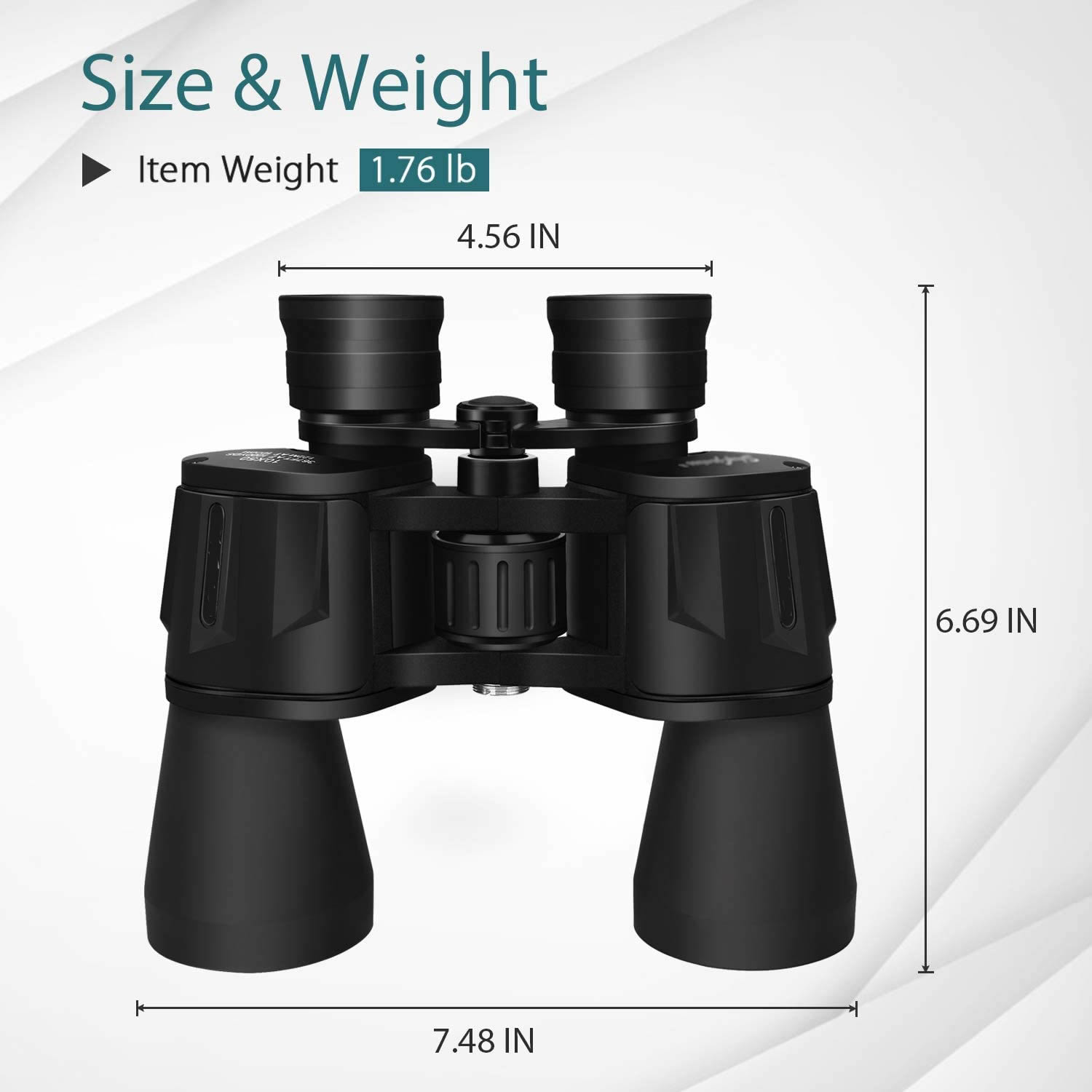 Yenguan 10 x 50 Powerful Binoculars for Adults Durable Full-Size Clear Binoculars for Bird Watching Travel Sightseeing Hunting Wildlife Watching Outdoor Sports Games and Concerts