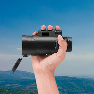 Yenguan 80x100 Monocular-Telescope High Powered for Smartphone Low Night Vision Monoculars for Adults High Definition Monocular Telescope for Stargazing Hunting Wildlife Bird Watching Travel Camping Hiking